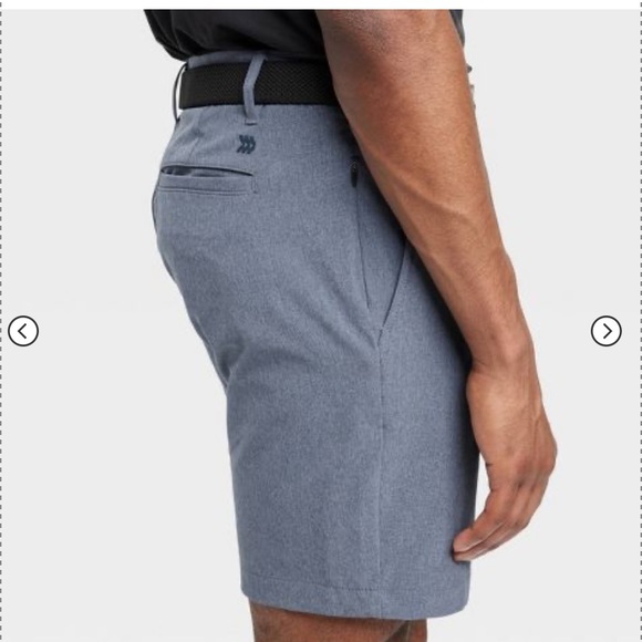 ✨ heathered blue golf shorts men’s size 42 all in motion ✨ - Picture 3 of 8